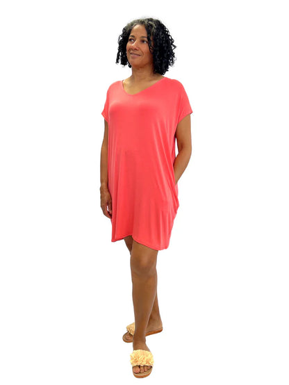 Mya T-Shirt Dress w/ Pockets