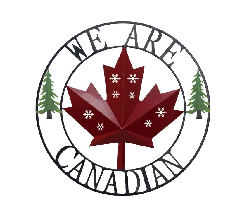 Winter We Are Canadian Wall Hanging