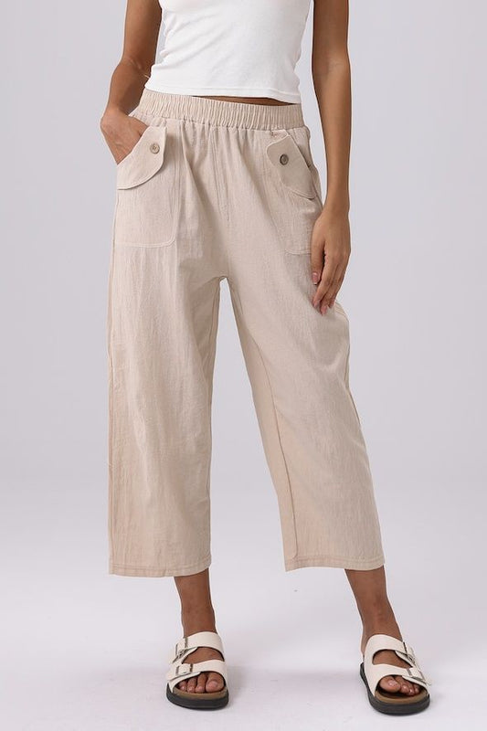 Lightweight Cropped Pants