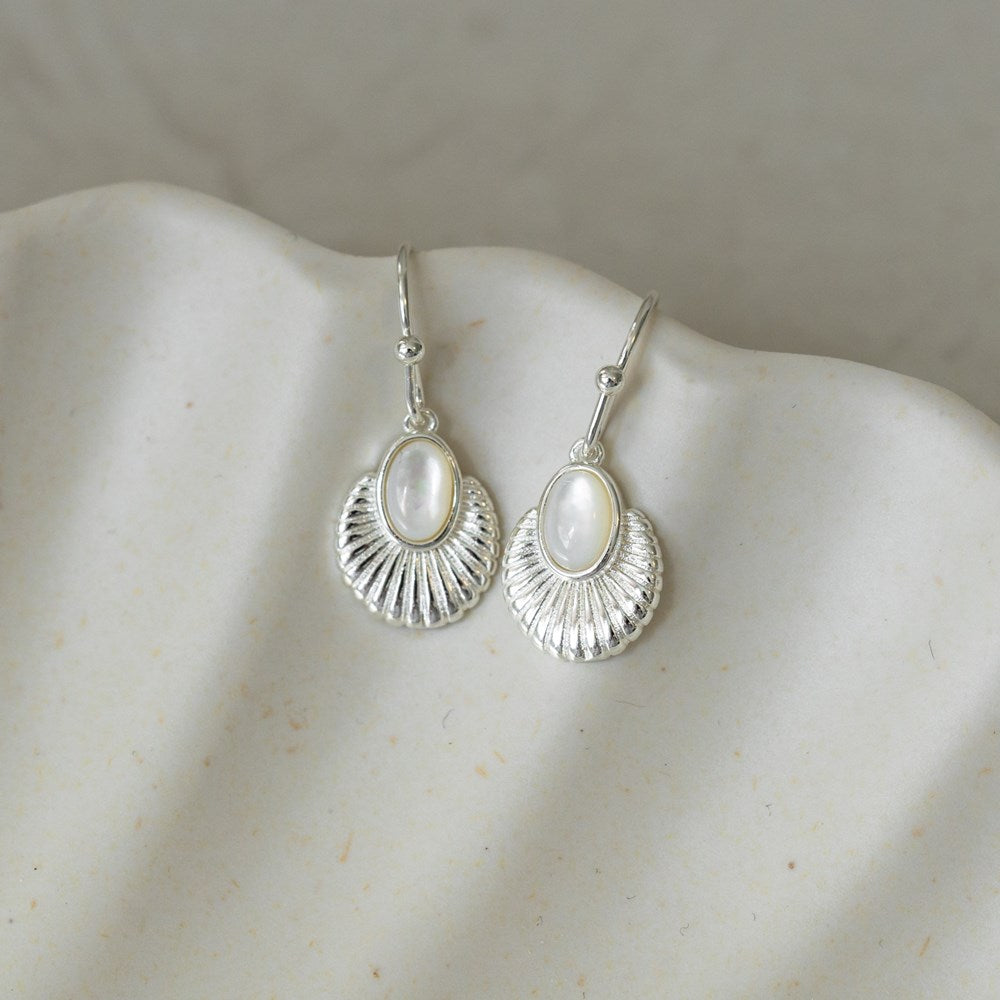 Asha Earrings | Mother of Pearl