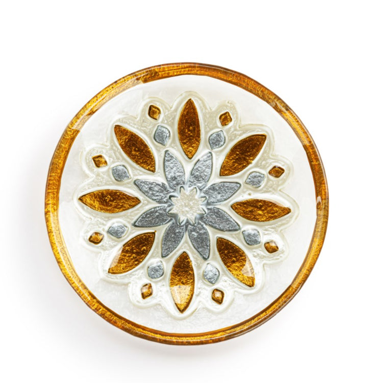 Snowflake Glass Plate