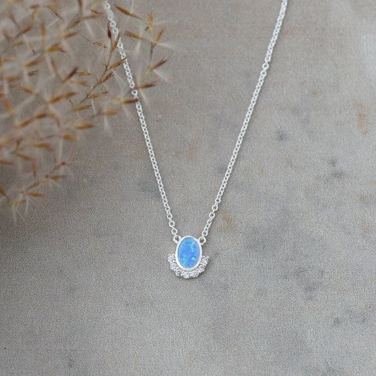 Madame Necklace | Aqua