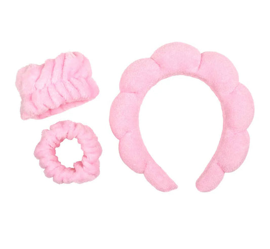 Spa Headband & Wristband Set