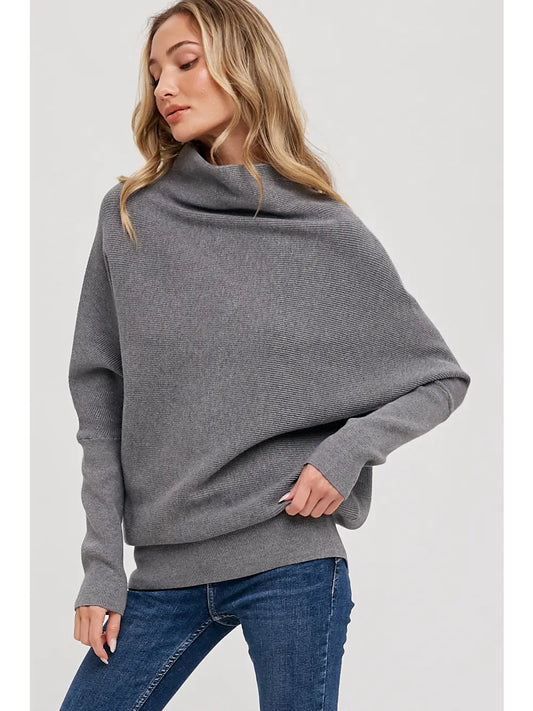 Slouch Neck Dolman Pullover