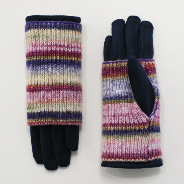 Multi-Colour Knit Gloves