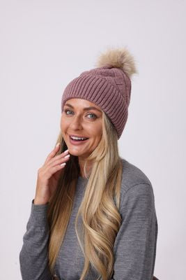 Fleece Lined Knitted Hat
