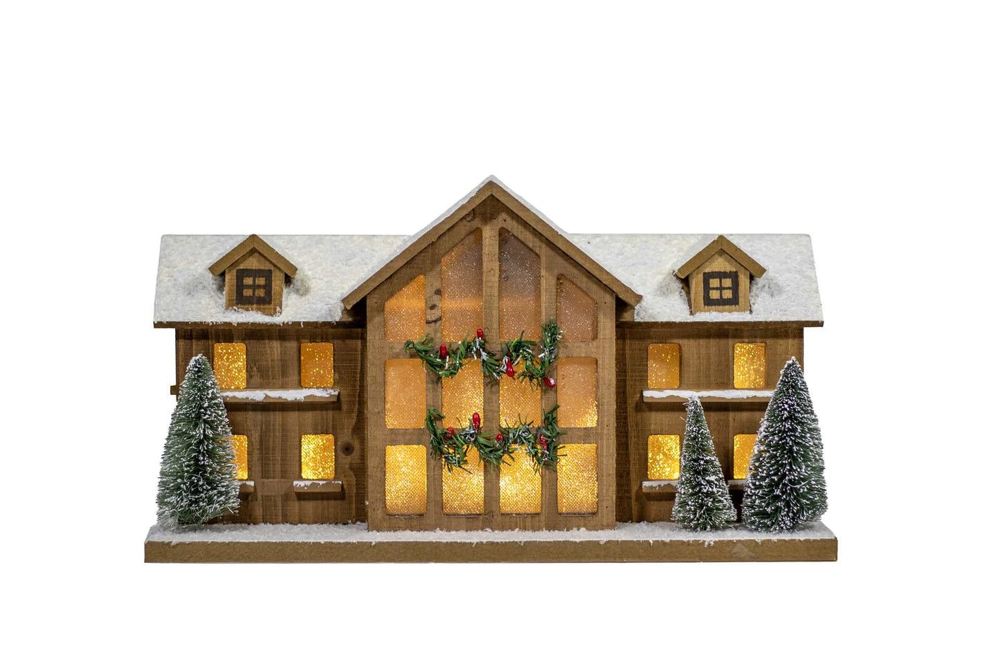 Large LED House w/ Greenery