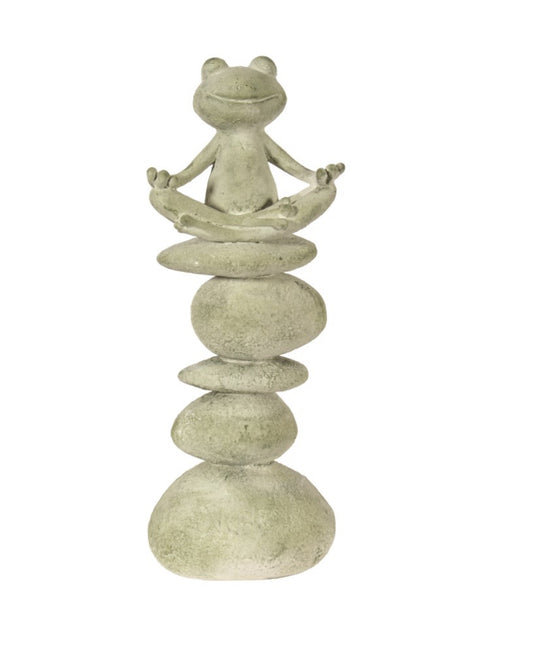 Green Yoga Frog