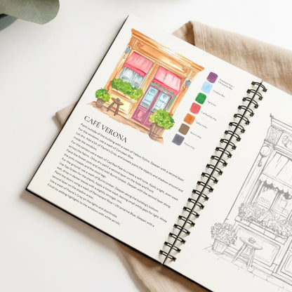 Cozy Café’s Watercolour Workbook
