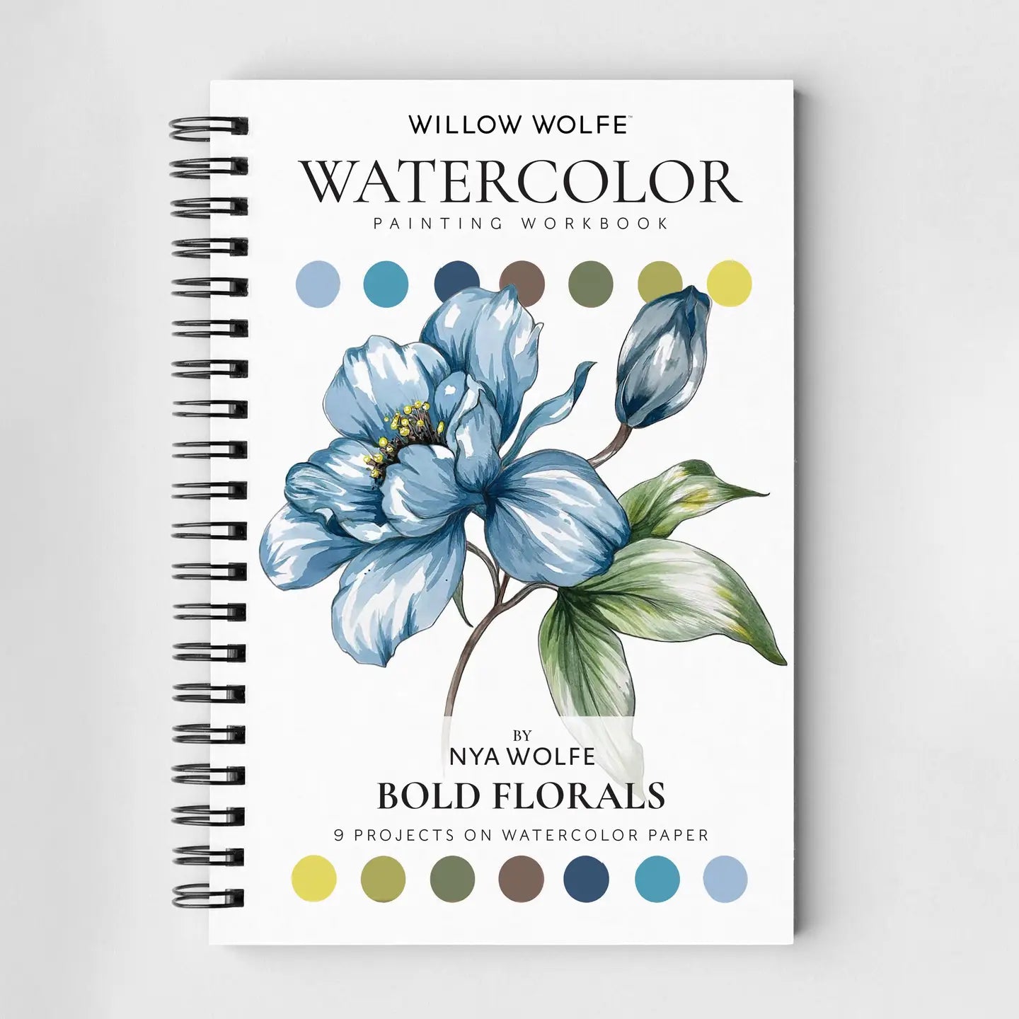 Bold Florals Watercolour Workbook