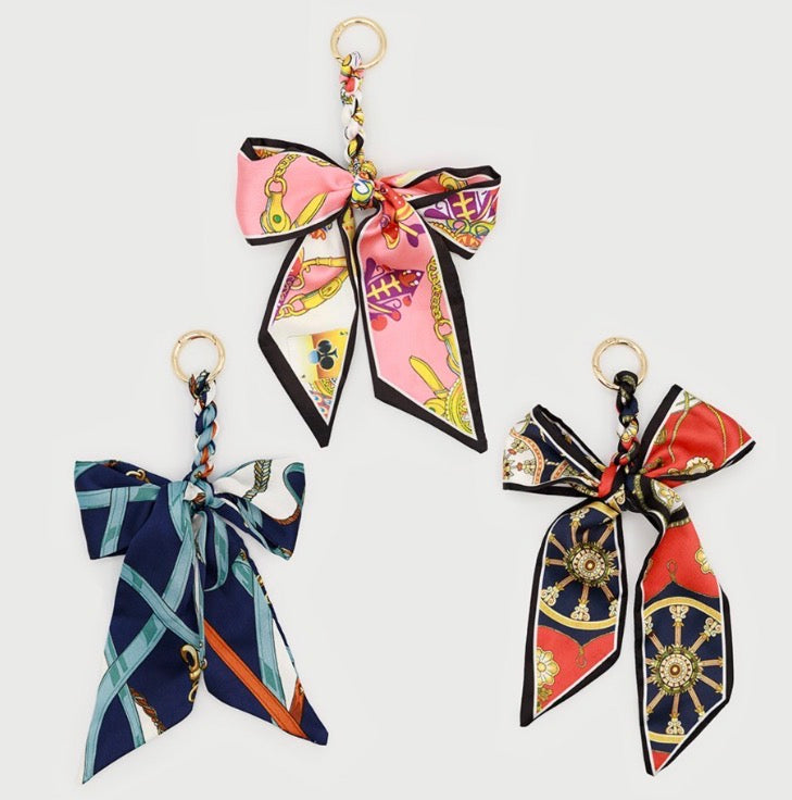 Scarf Bow Bag Charm