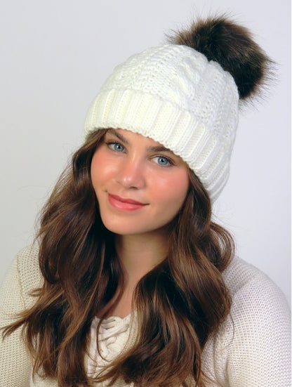 Cable Knit Hat