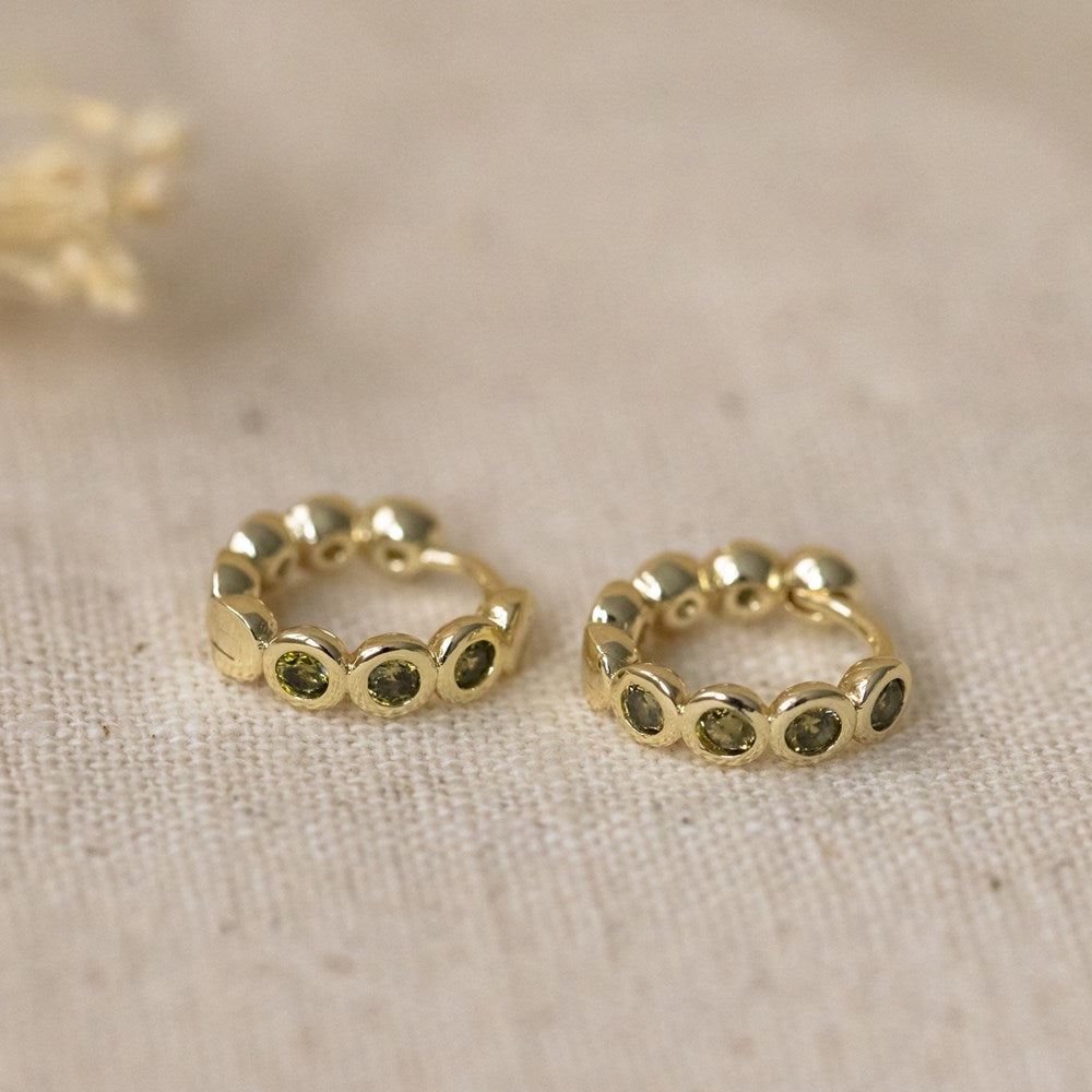 Hattie Hoops | Moss Green