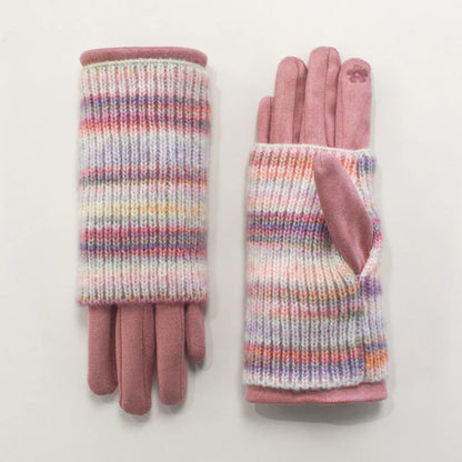 Multi-Colour Knit Gloves