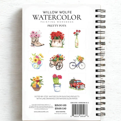 Pretty Pots Watercolour Workbook