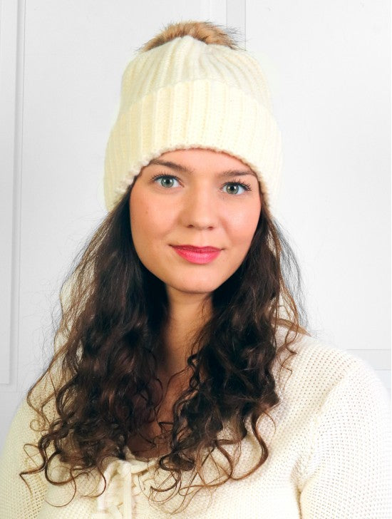 Cable Knit Hat