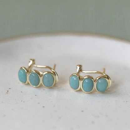 Essence Hoops | Amazonite