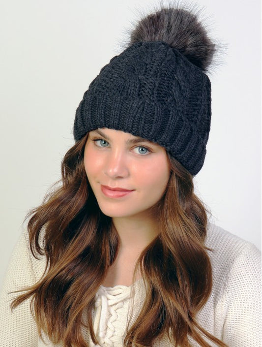 Cable Knit Hat