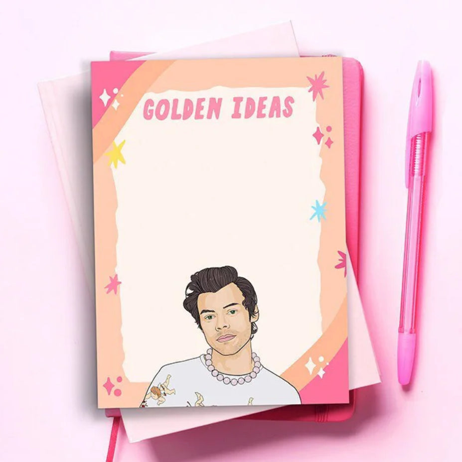 Golden Ideas Notepad