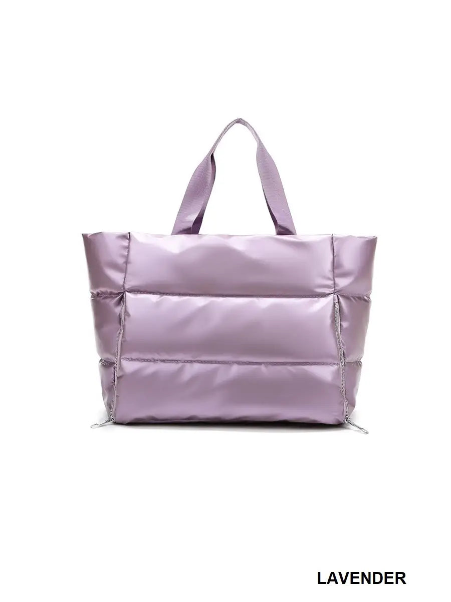 Puffy Quilted Tote Bag