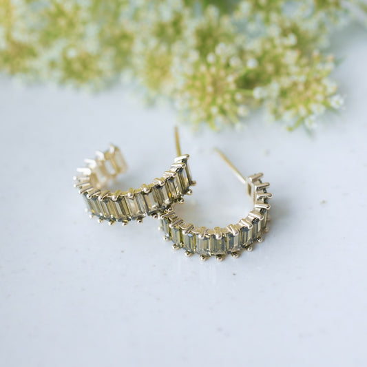 Chara Hoops | Moss Green