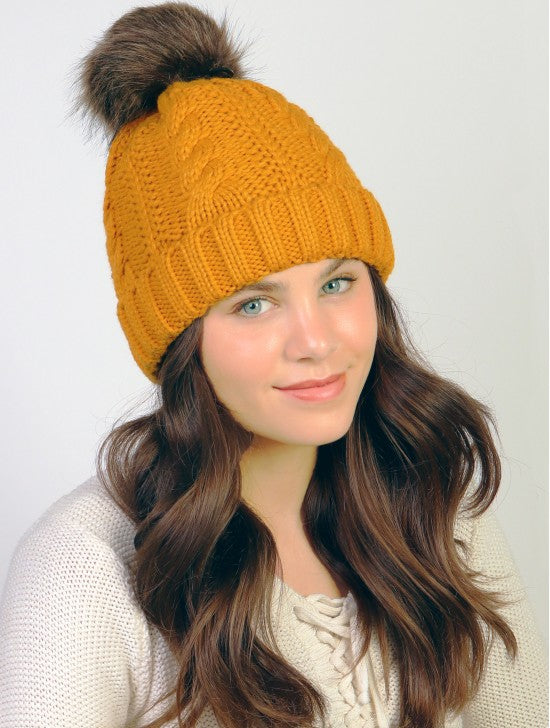 Cable Knit Hat