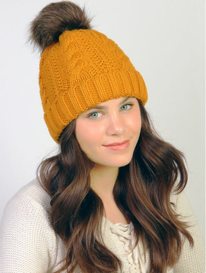 Cable Knit Hat
