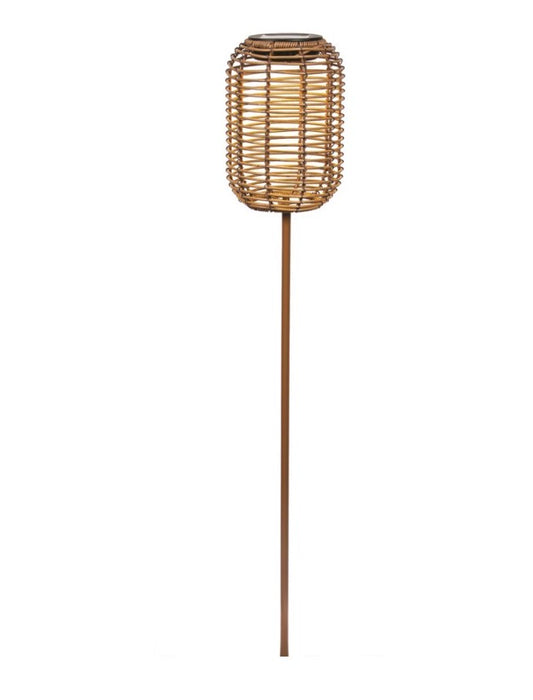 Brown Wicker Solar Stake