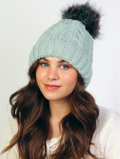Cable Knit Hat