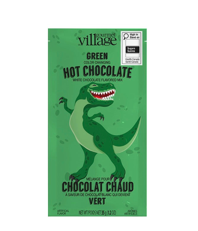 Green Dino Hot Chocolate