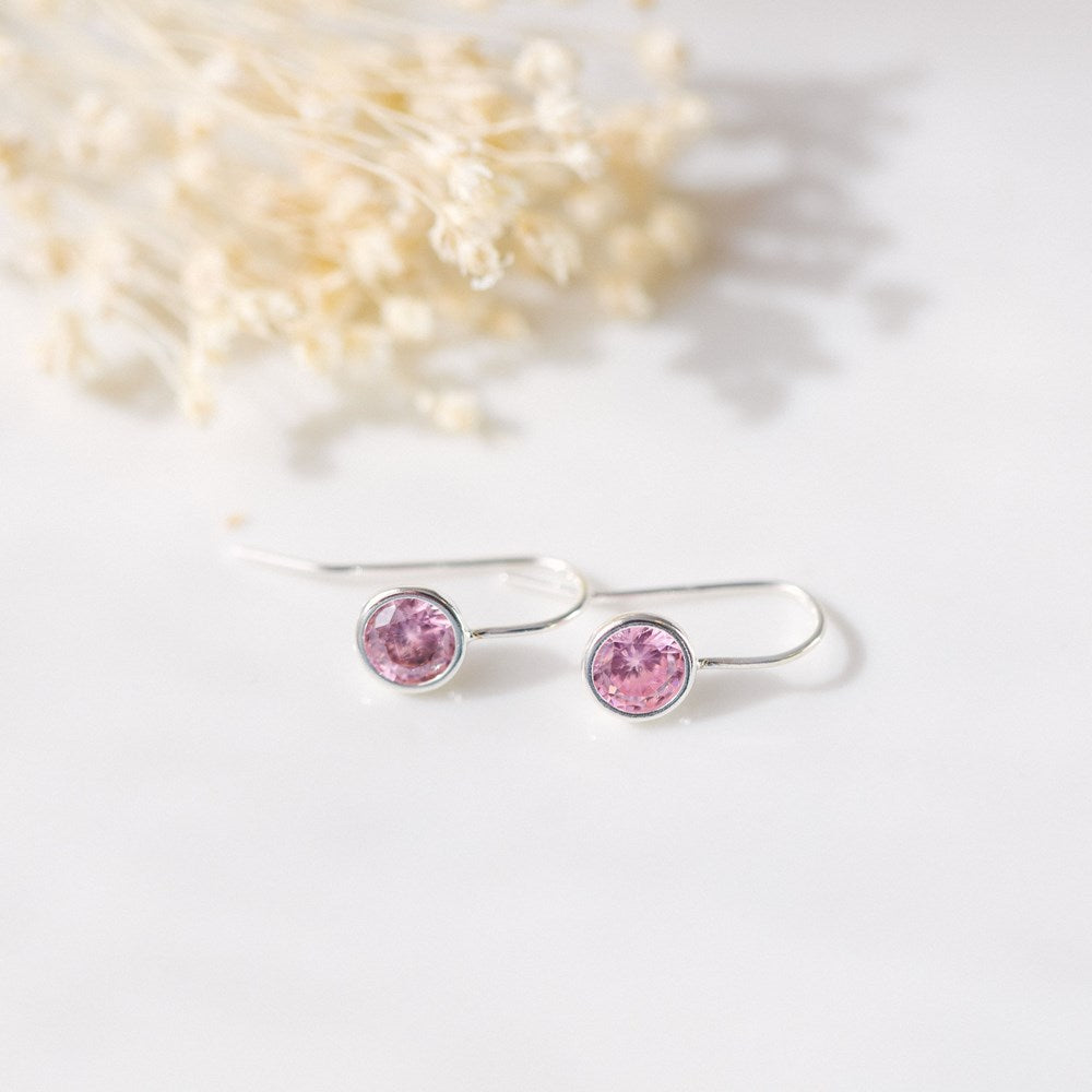 Dazzle Earrings | Pink