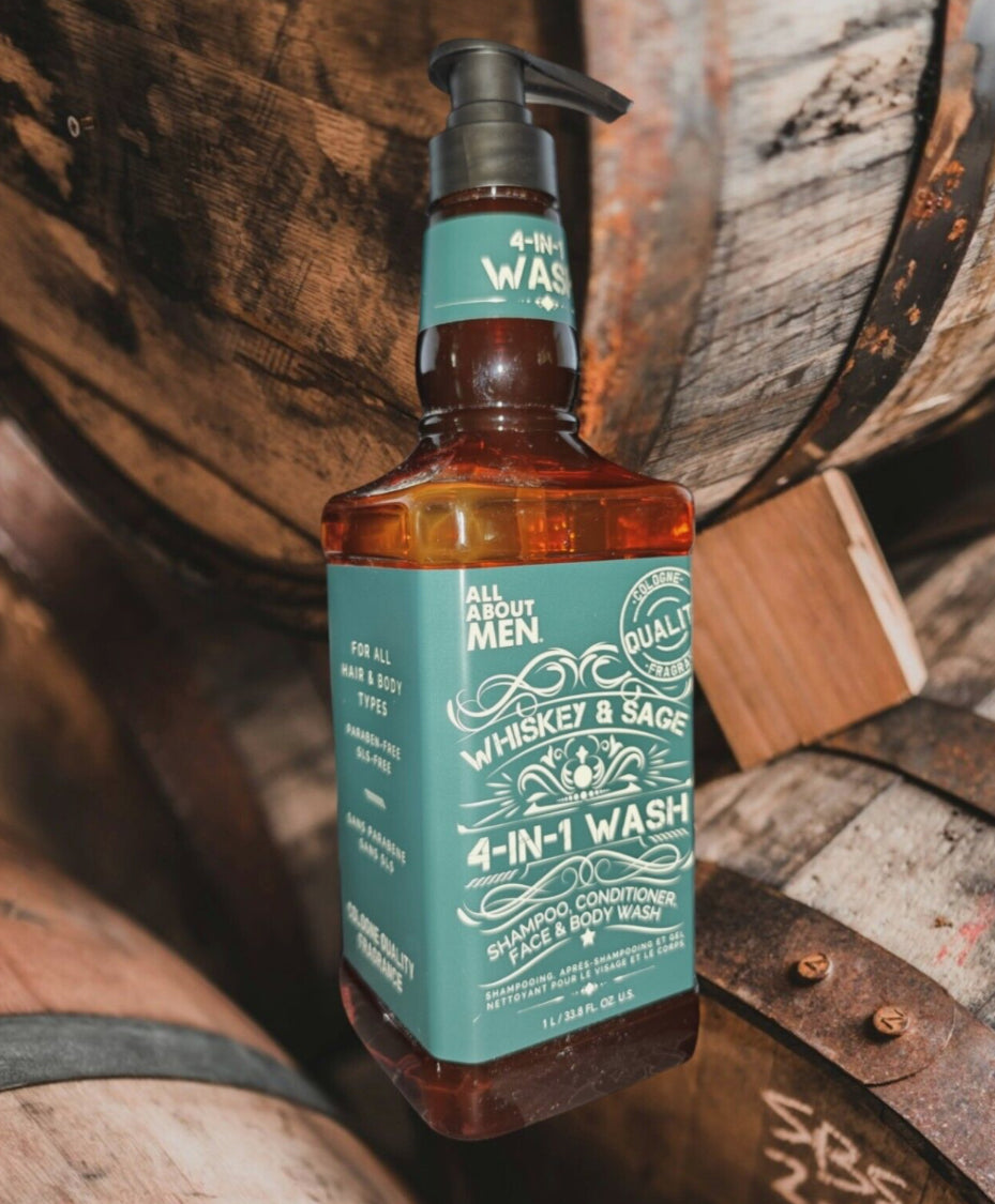 4-IN-1 Full Body Wash | Whiskey & Sage