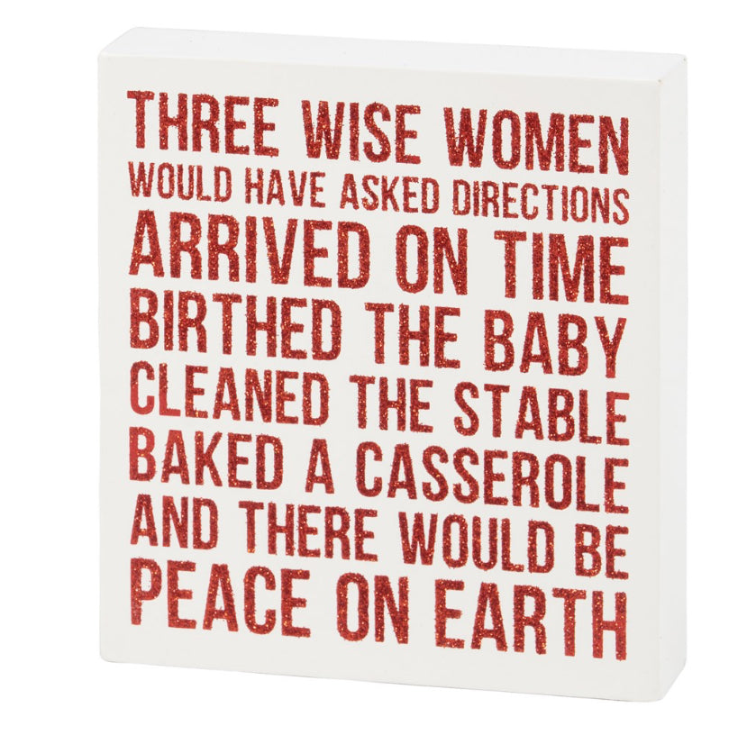 Wise Women Block Sign