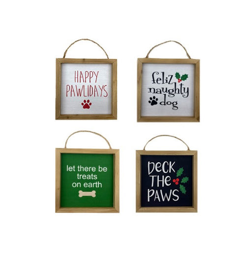 Pet Christmas Signs