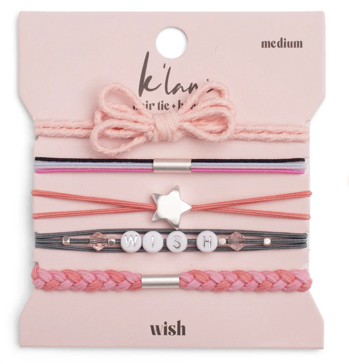 K’lani Hair Tie/Bracelet Set | Wish