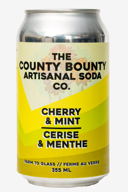 Cherry & Mint Artisanal Soda