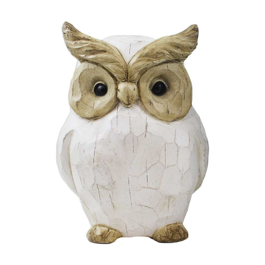 Distressed Carved Owl