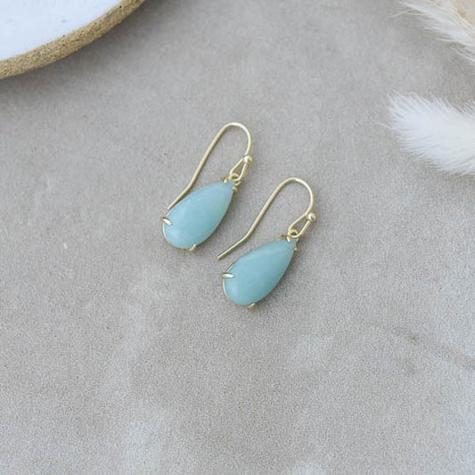 Marmee Earrings | Amazonite