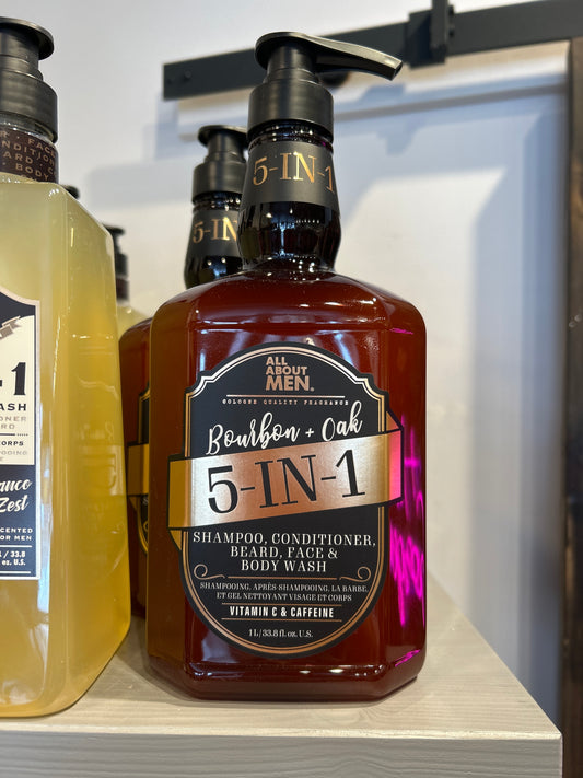 5 in 1 Bourbon & Oak Body Wash