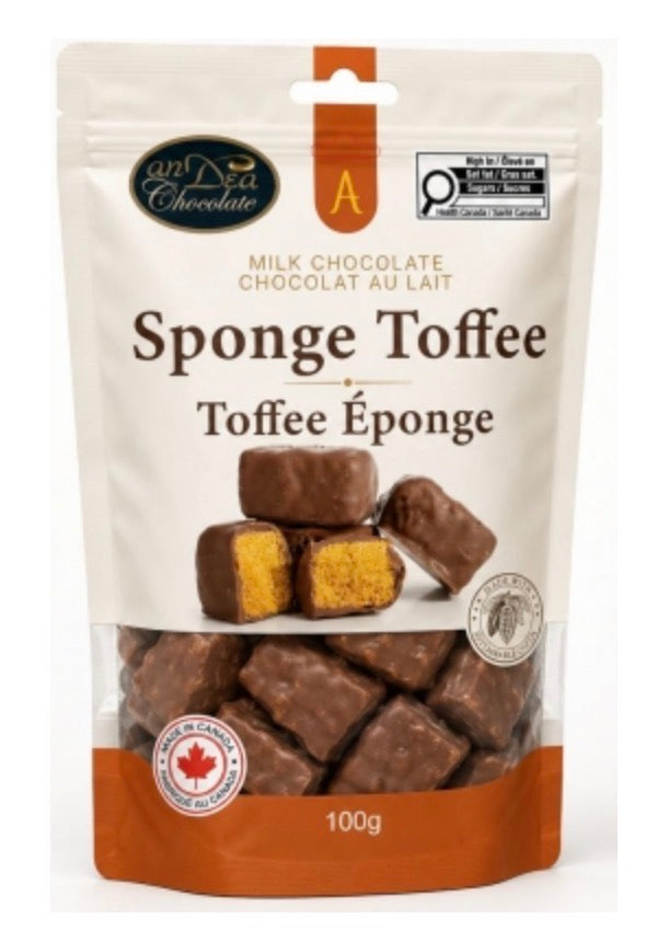 Milk Chocolate Coated Sponge Toffee