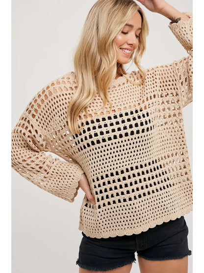 Open-Knit Sweater