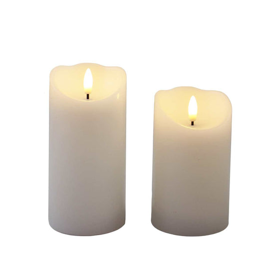 3D Flameless Candle | Set of 2
