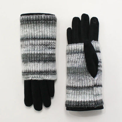 Multi-Colour Knit Gloves