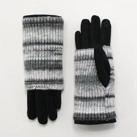 Multi-Colour Knit Gloves