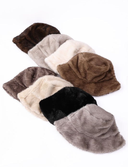Faux Fur Bucket Hat