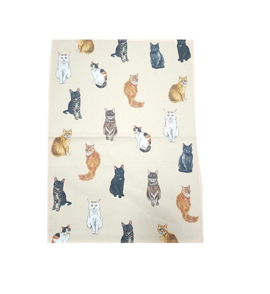 Cat Tea Towel