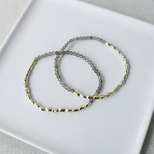 Kindred Duo Bracelets | Smokey Quartz
