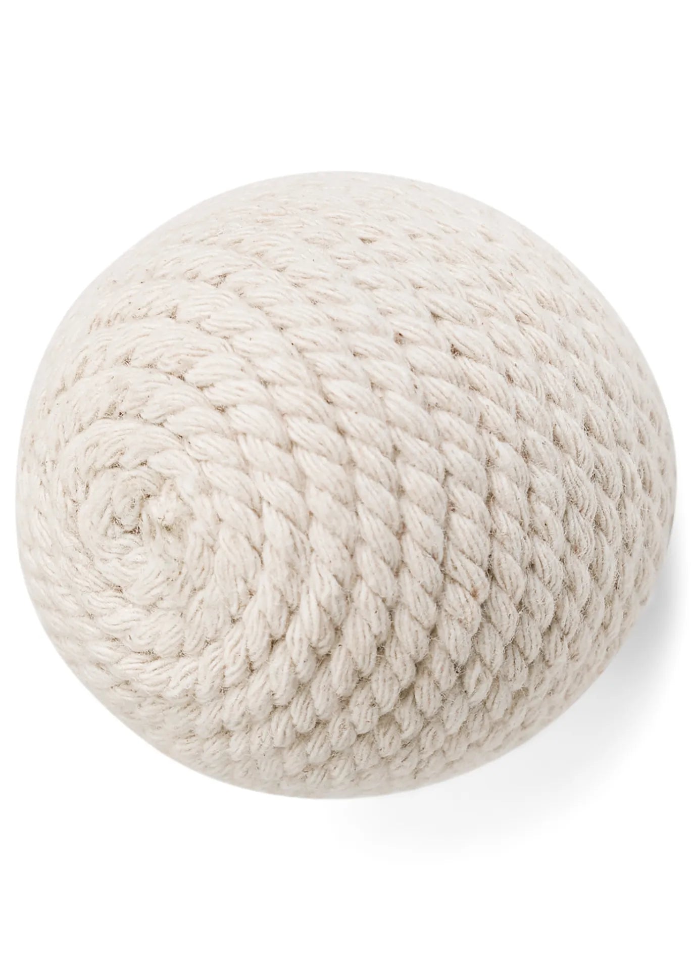 Ivory Cotton Cord Knob