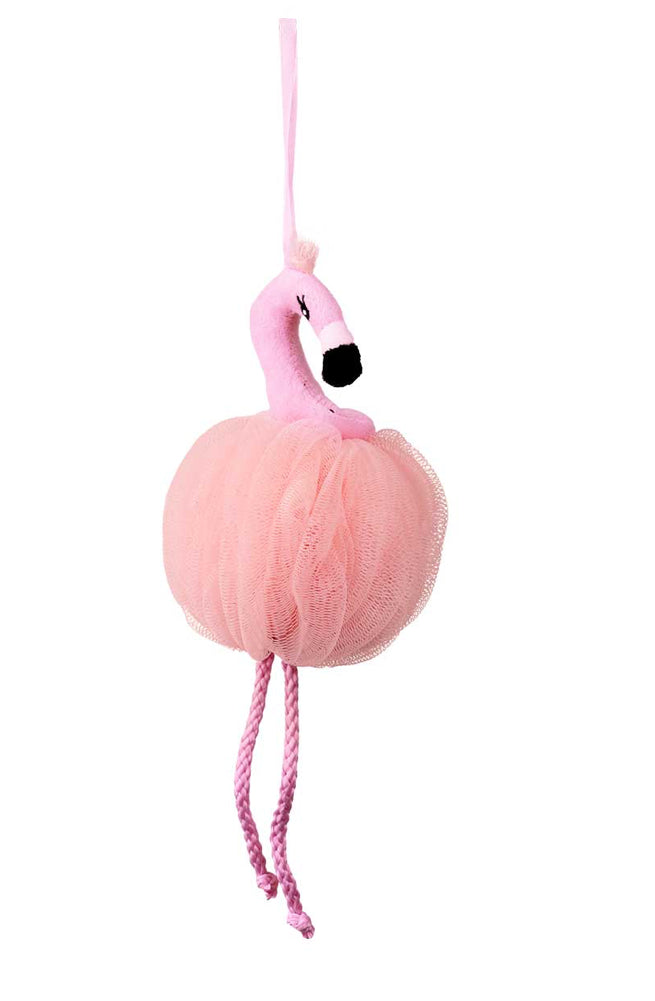 Flamingo Bath & Shower Pouf