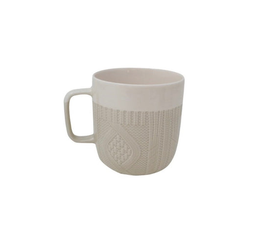 Greige Knit Mug